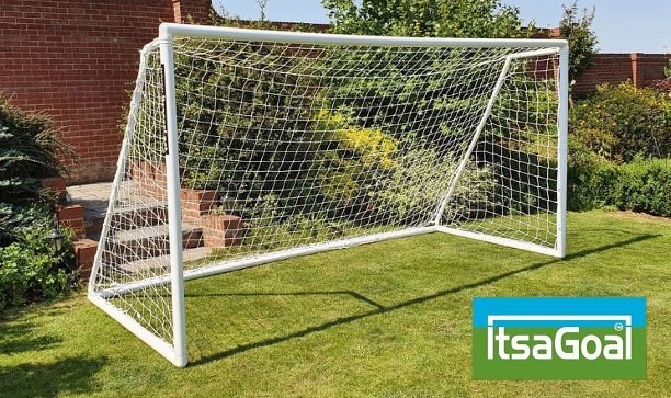 Garden Goals - Folding Plastic Football Goals - 6x4 Goalposts